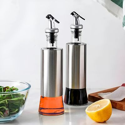 Kit Porta Condimentos e Galheteiros em Aço Inox