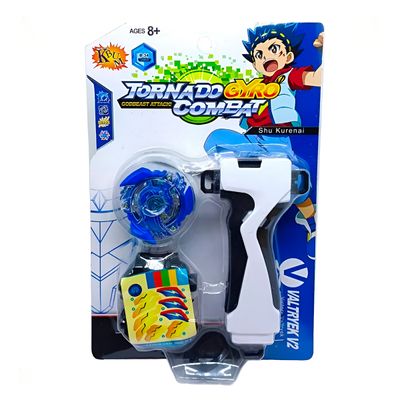 Kit Pião Metal Montar Lançador Brinquedo Infantil Criança - Batalhas Épicas e Diversão Garantida