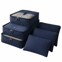 Kit Organizador de Viagem 6 Peças com Zíper