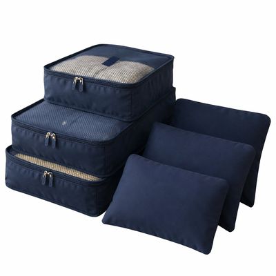 Kit Organizador de Viagem 6 Peças com Zíper