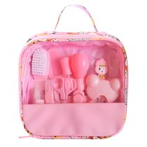Kit Higiene Cuidados Bebê Bolsa Acessórios Cor:Azul