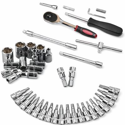 Kit Ferramentas 46 Peças com Maleta – Versátil, Durável e Profissional