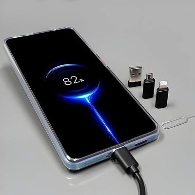 Kit Adaptador 5 em 1 Múltiplos Cabos Celular