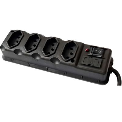 Filtro de Linha Extensão Elétrica 4 Tomadas