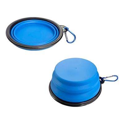 Comedouro Bebedouro Dobrável com Gancho Portátil Pet - Hidratação e Alimentação em Qualquer Lugar | Cor:Verde