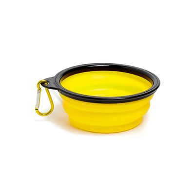 Comedouro Bebedouro Dobrável com Gancho Portátil Pet - Hidratação e Alimentação em Qualquer Lugar | Cor:Verde