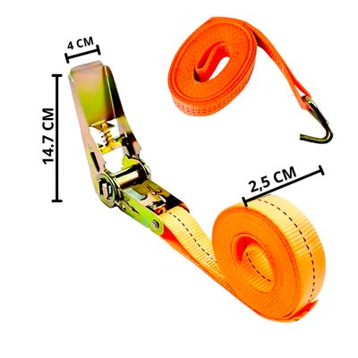 Cinta para Carga com Catraca 4,5m x 2,5cm até 700kg