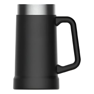 Caneca Térmica 710ml – Bebida Sempre na Temperatura Ideal Aço Inox Lisa Suco | Preta