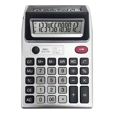 Calculadora com Luz UV Detector Notas Falsas