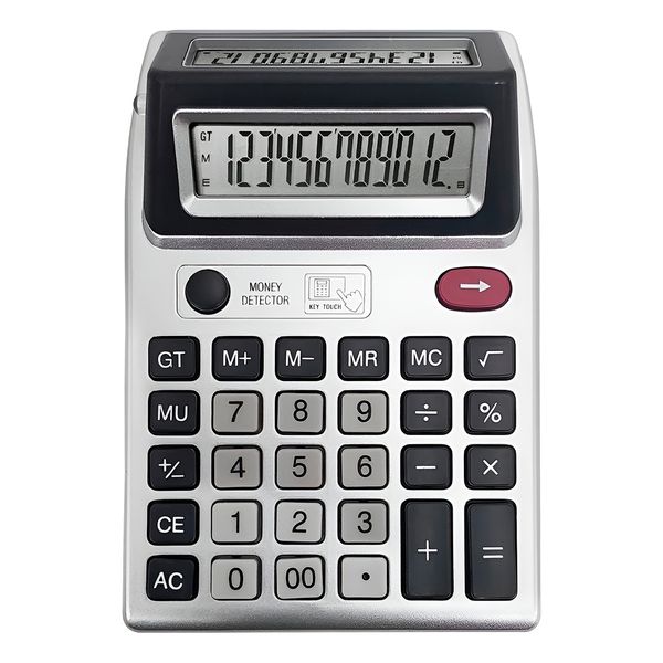 Calculadora com Luz UV Detector Notas Falsas