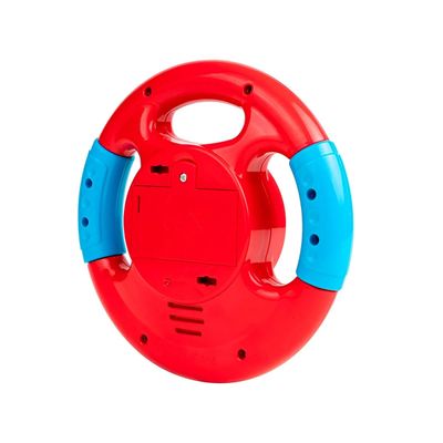 Brinquedo Volante Carro Interativo Infantil Bebe Criança Som - Brinquedo Educativo com Luzes e Sons Cor:Vermelho