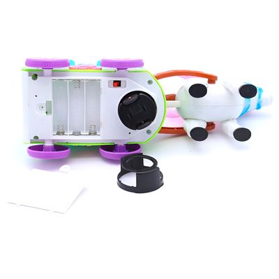 Brinquedo Carruagem Cavalinho Brilhante Luz Som Movimento Diversão