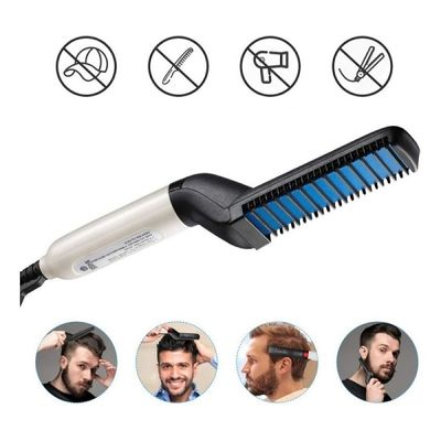 Alisador de Barba e Cabelo Multifuncional Bivolt – Rápido, Prático e Antifrizz - Beleza