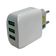 Adaptador Carregador Tomada Três Saídas Cabo IOS