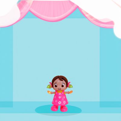 Brinquedo Boneca Dança Canta Luzes e Sons Vestido Rosa