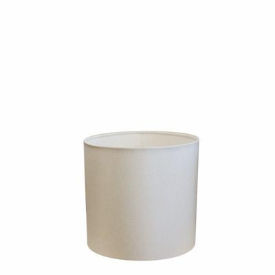 Cúpula Abajur E Luminária Cilíndrica Vivare Cp-7005 ø18x18cm - Bocal Nacional Branco