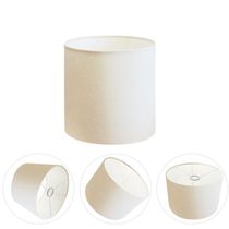 Cúpula Abajur E Luminária Cilíndrica Vivare Cp-7005 ø18x18cm - Bocal Nacional Branco