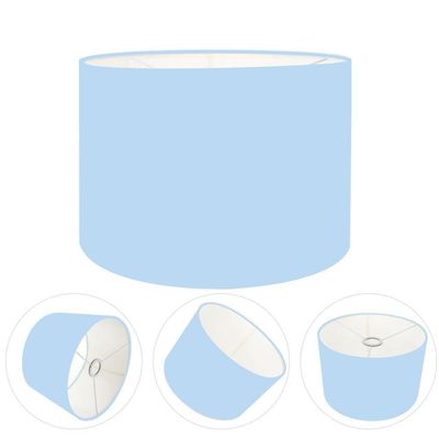 Cúpula Abajur Cilíndrica Cp-7020 ø45x21cm Azul Bebê