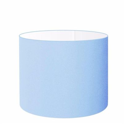 Cúpula Abajur Cilíndrica Cp-7020 ø45x21cm Azul Bebê
