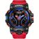 Relógio Esportivo Masculino Digital Dual Display Mostrador Luminoso À Prova Da Água Preto Vermelho