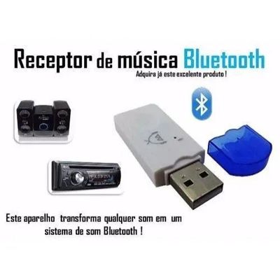 Usb Sem Fio Bluetooth Dongle Adaptador Receptor De Música Usb -az-br