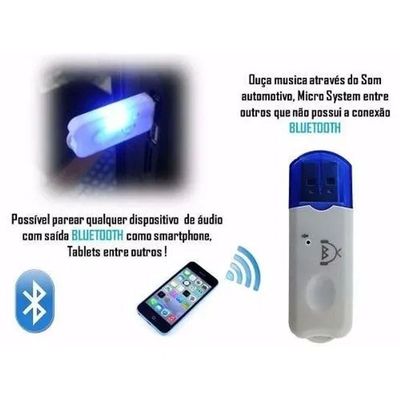 Usb Sem Fio Bluetooth Dongle Adaptador Receptor De Música Usb -az-br