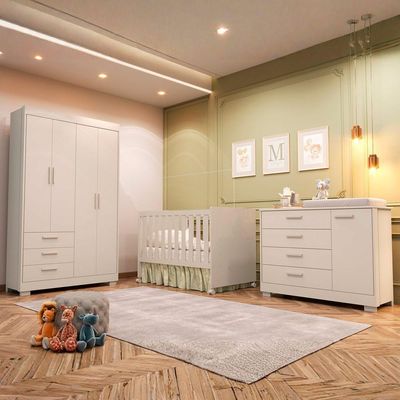 Jogo De Quarto Para Bebe Zaki E Katatau Areia - Moveisaqui