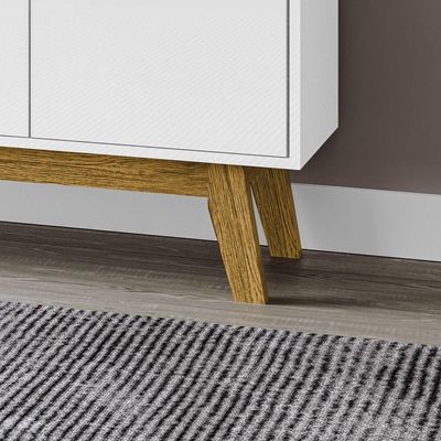 Aparador Buffet Opala Cinamomo Com Branco - Bechara