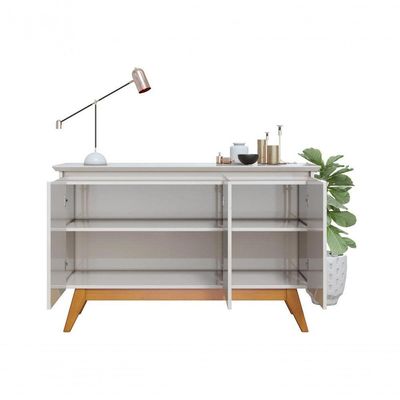 Buffet Classic 3 Portas Off White - Imcal Móveis