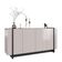 Aparador Buffet Copacabana 160cm 4 Portas De Giro - Ssx Multicoisas  Off White/nogueira Real/preto