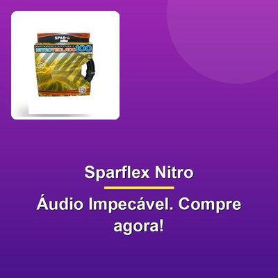 Cabo Teclado Sparflex Nitro 3m Preto