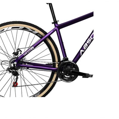 Bicicleta Aro 29 Absolute Nero 5 Kit 2x9 Gta Sunrun K7 Freio A Disco Garfo Com Trava Mtb Roxo Tam: 17