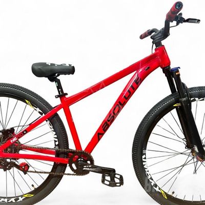 Bicicleta Aro 29 Absolute Nero 5 Freeride Single Freio Hidraulico Shimano Mt200 Garfo C-trava Rodas Vmaxx vermelho