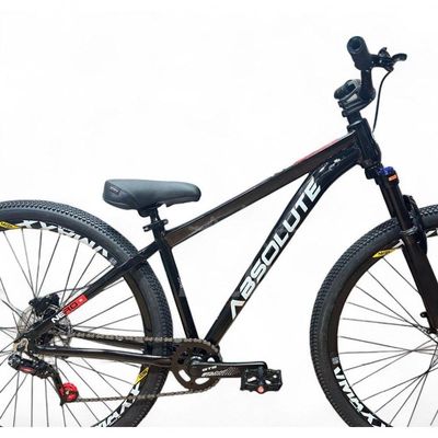 Bicicleta Aro 29 Absolute Nero 5 Freeride Single Freio Hidraulico Shimano Mt200 Garfo C-trava Rodas Vmaxx preto