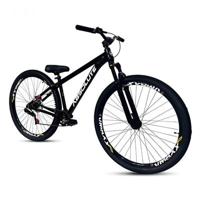 Bicicleta Aro 29 Absolute Nero 5 Freeride Single Freio Hidraulico Shimano Mt200 Garfo C-trava Rodas Vmaxx preto