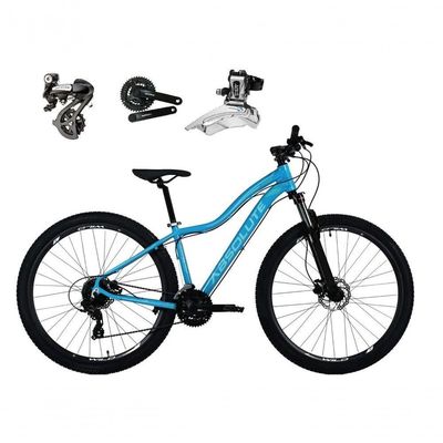 Bicicleta Aro 29 Absolute Hera Câmbios Shimano Altus 24v Alumínio Freio Hidráulico Garfo C-trava Azul Tam: 15