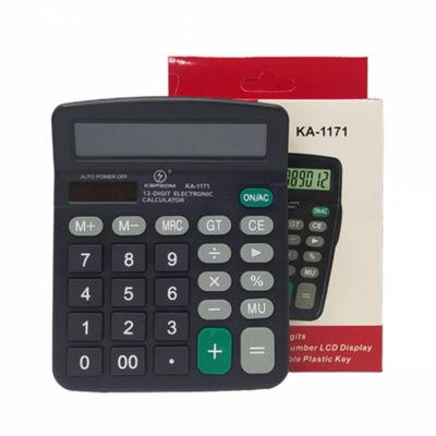 Calculadora De Mesa Eletrônica 12 Dígitos / Ka-1171