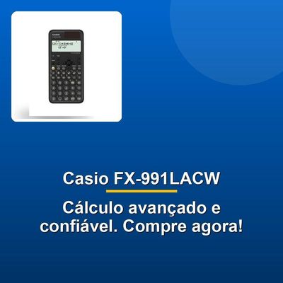 Calculadora Científica Casio Fx-991lacw Classwiz Preta