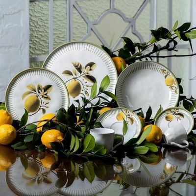 Conjunto De Pratos De Sobremesa 06 Peças Bio Lemon Porto Brasil