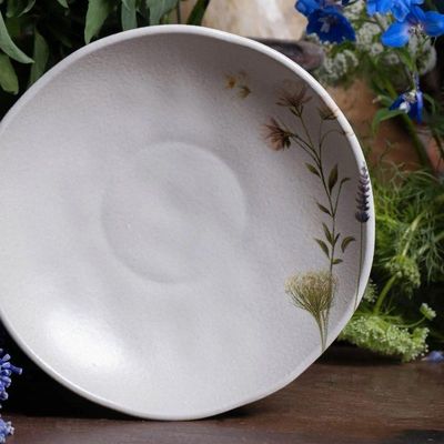 Conjunto De Pratos Fundos 06 Peças Orgânico Lavanda Porto Brasil