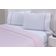 Jogo De Cama 100% Algodão Percal 150 Fios Solteiro Gran Moratta 3 Peças - Branco E Rosa