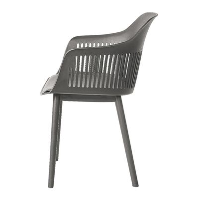 Kit 3 Cadeiras Decorativas Prescott Sala de Jantar PP/PU Cinza G56 - Gran Belo