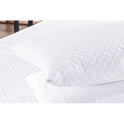 Kit Protetor De Travesseiro Impermeável Bia 02 Peças - Branco