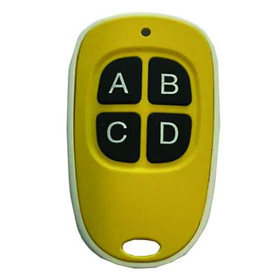 Controle Remoto Portão Alarme Copiador Clone Duplica AMARELO