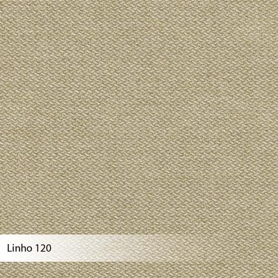Kit 03 Cadeiras Decorativas Sala de Jantar Madeira Champagne Ravi Linho Bege - Gran Belo