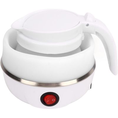 Mini chaleira elétrica portátil para viagem de inverno ao ar livre chaleira dobrável silicone 600Ml -110V