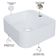Cuba de Apoio Quadrada Para Banheiro Lavabo C01 QA31W Branco Matte Fosca - Lyam