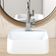 Cuba de Apoio Quadrada Para Banheiro Lavabo C01 QA31W Branco Matte Fosca - Lyam