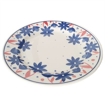 Prato Raso de Cerâmica Donna Sossego 24cm 12 Unidades - Biona 135735