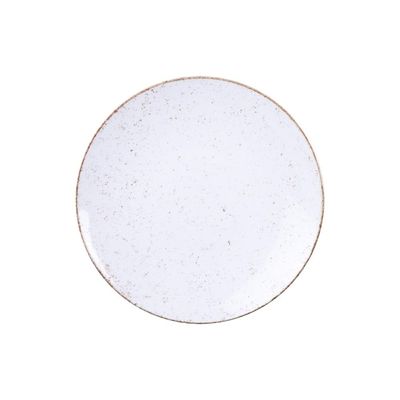 Prato Sobremesa Tramontina Rustico Marrom MaxForce em Porcelana 23 cm